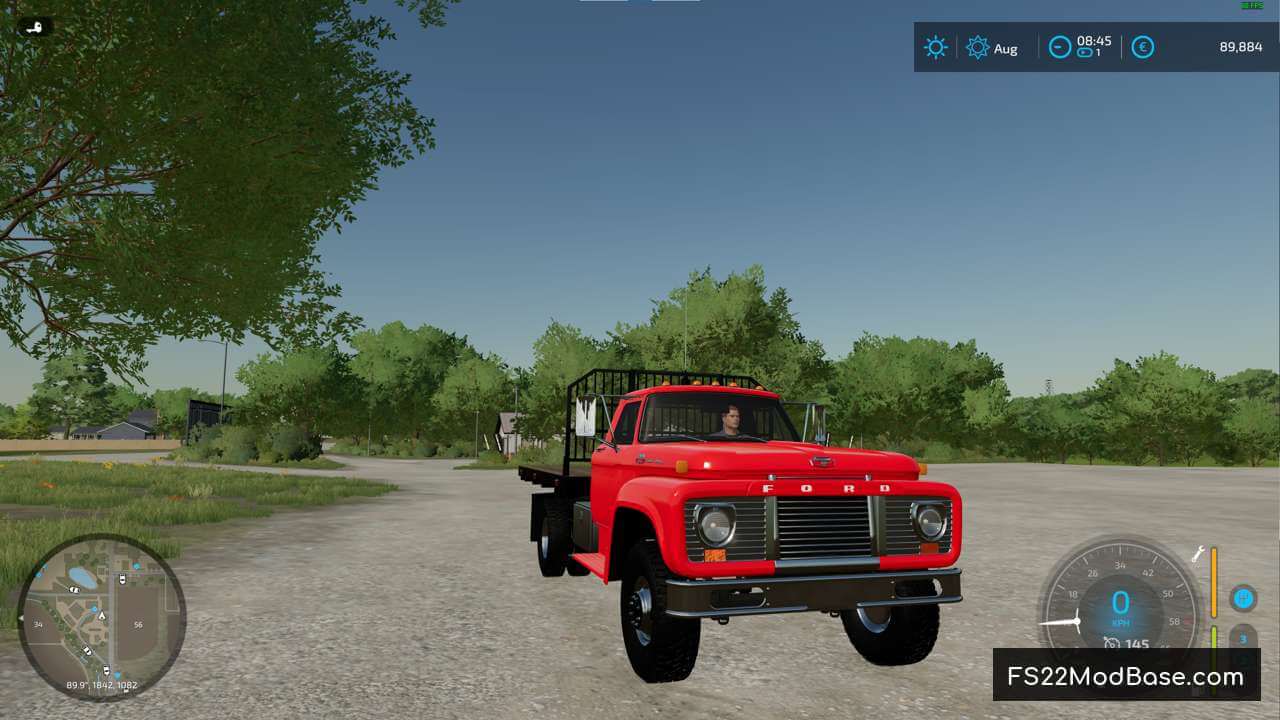 1964 Ford T850 Flatbed Farming Simulator 22 Mod Ls22 Mod Fs22 Mod 8243