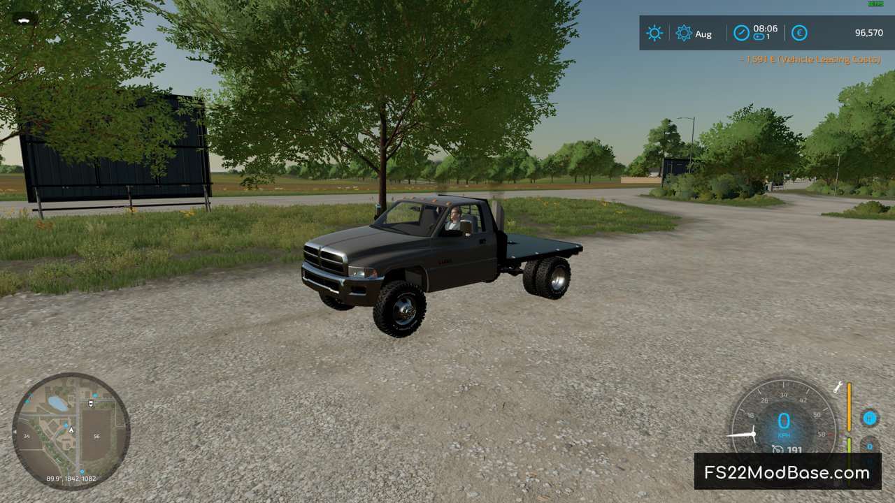 1995 Dodge 3500 Flatbed Farming Simulator 22 Mod Ls22 Mod Fs22 Mod 3396