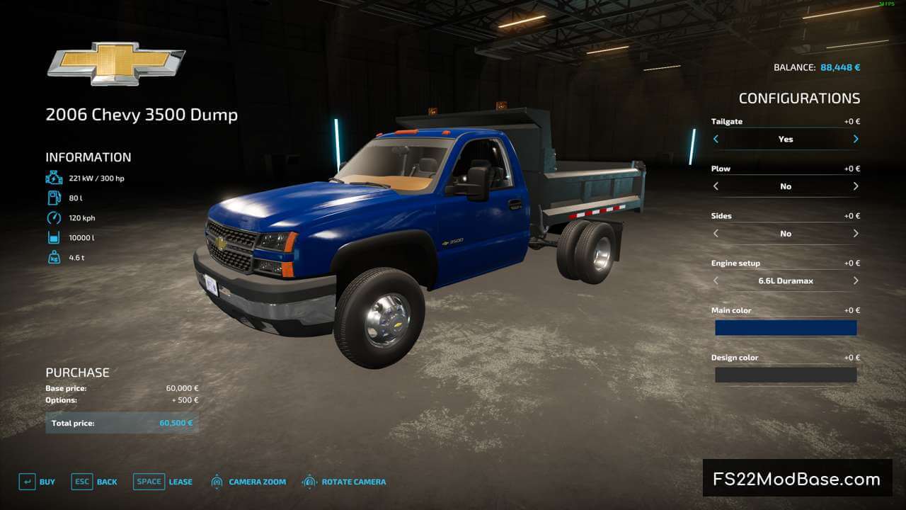 2006 Silverado 3500 Dump Truck