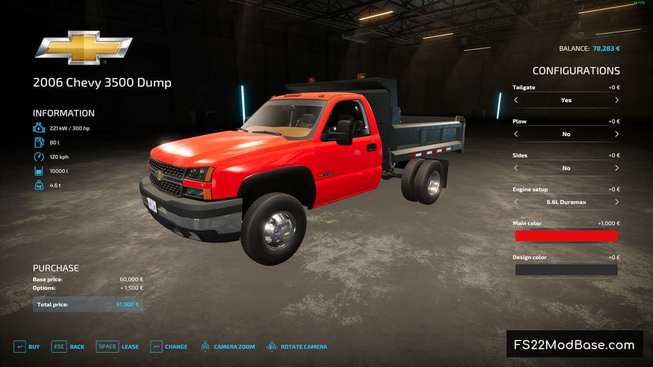 2006 Silverado 3500 Dump Truck