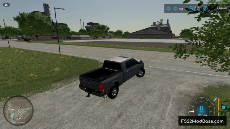 2018 Dodge Ram Megacab - Farming Simulator 22 Mod 