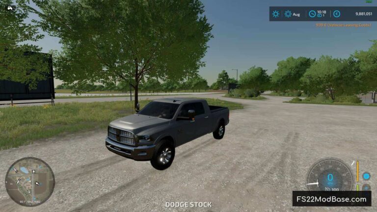 2018 Dodge Ram Megacab - Farming Simulator 22 Mod 