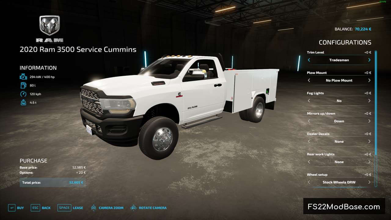 2020 Ram 3500 Service Truck