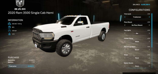 2020 Ram 3500 Single Cab