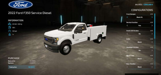 2022 Ford F350 Super Duty Single Cab Service