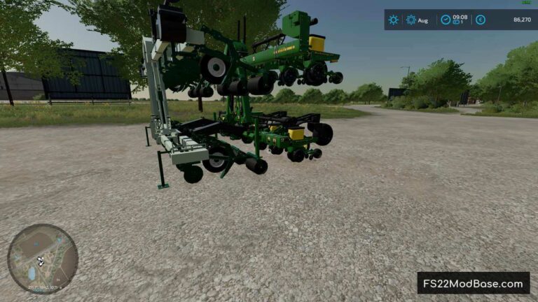 12 Row Kmc Ripper With Baskets Planter Farming Simulator 22 Mod Ls22 Mod Fs22 Mod 5379