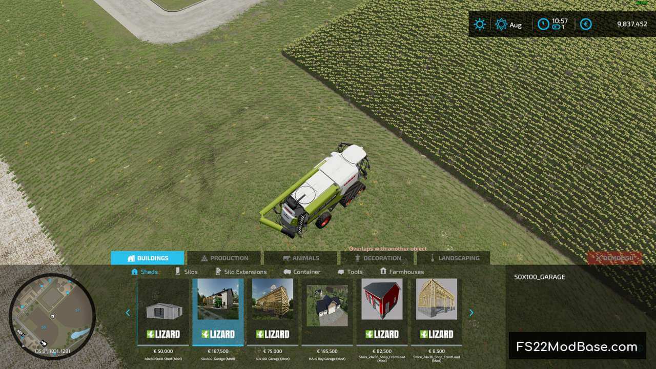 Garage 50x100 Farming Simulator 22 Mod Ls22 Mod Fs22 Mod 7345