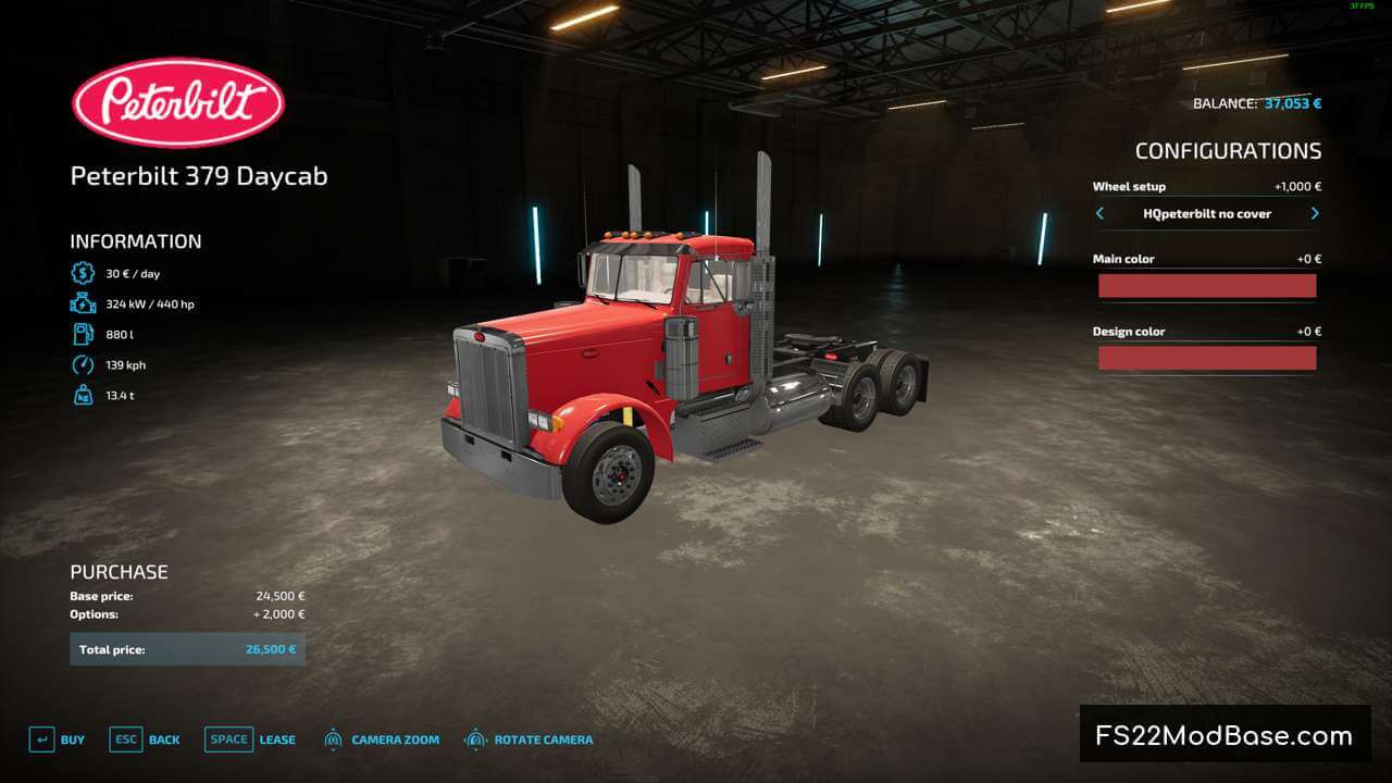 Peterbilt 379 Daycab