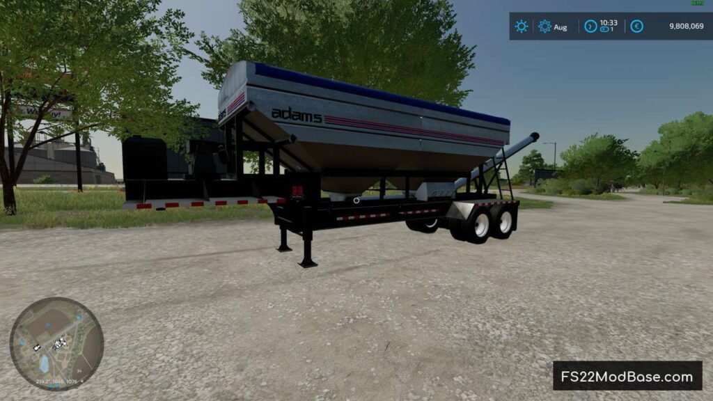 Adams 24T Tender Trailer - Farming Simulator 22 Mod | LS22 Mod | FS22 Mod