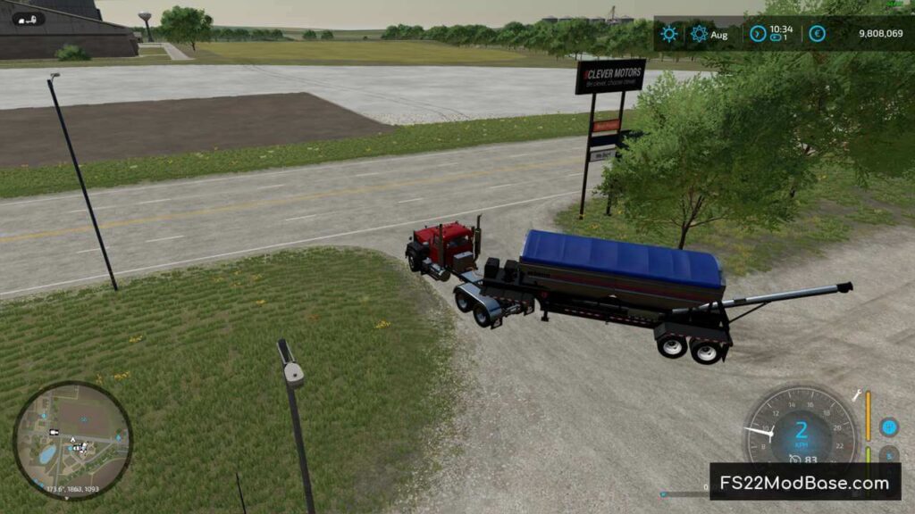 Adams 24T Tender Trailer - Farming Simulator 22 Mod | LS22 Mod | FS22 Mod