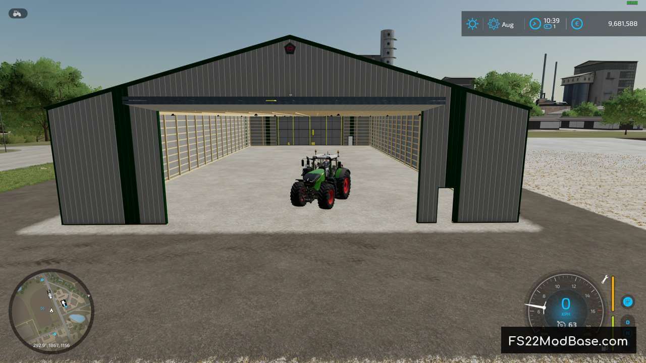 Placeable Dry Storage Shed 90x200