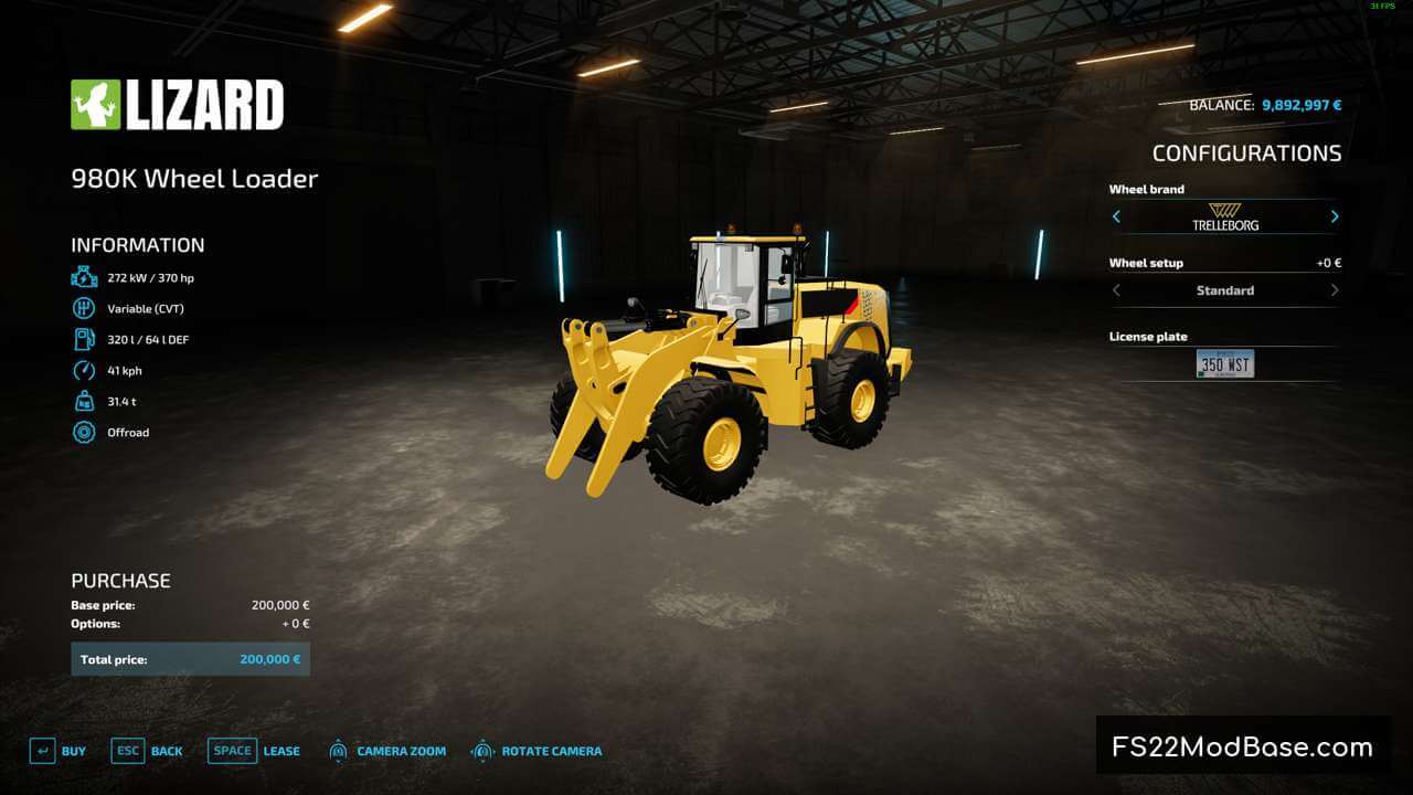 980K Wheel Loader