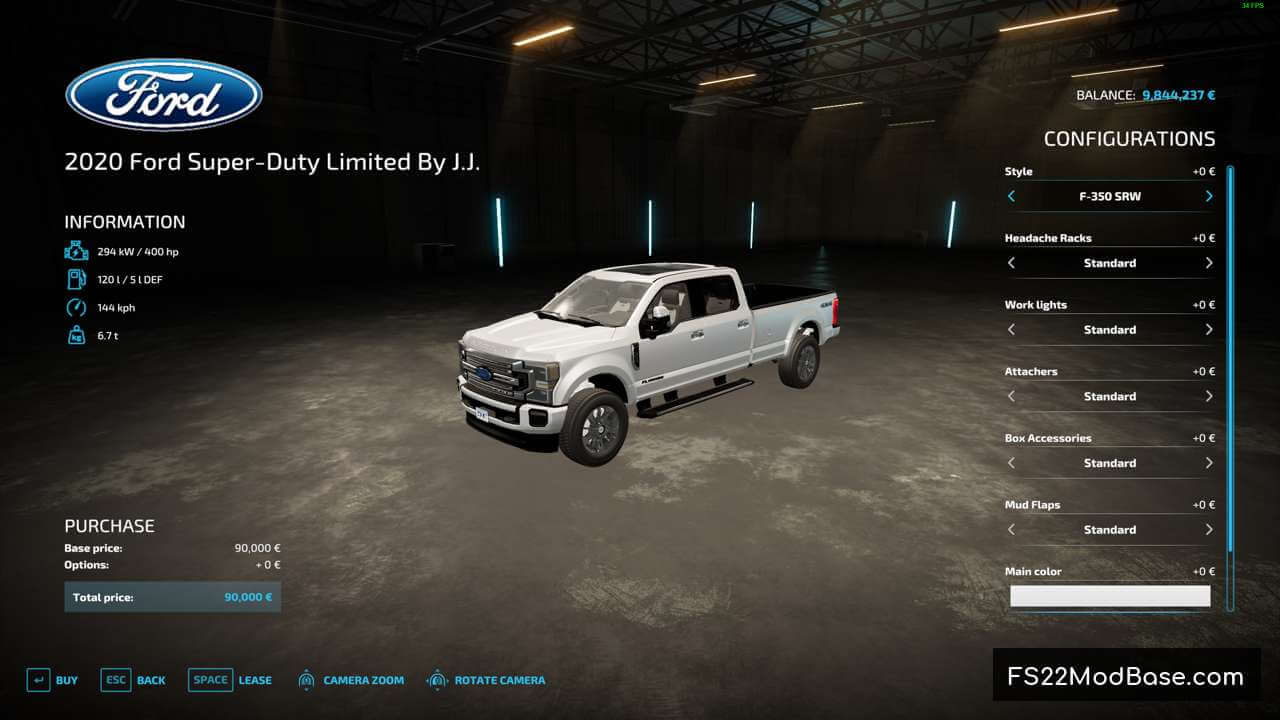 2020 Ford Super-Duty Limited By JD Mapping