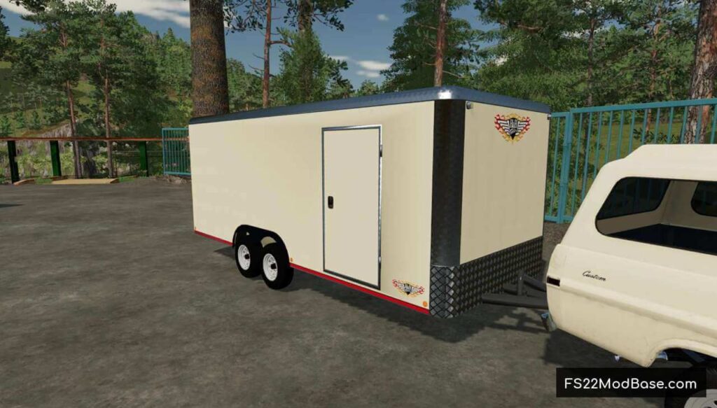 20ft US Trailer - Farming Simulator 22 Mod | LS22 Mod | FS22 Mod