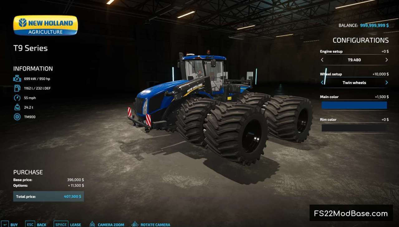 Beast Newholland T9 Series VE