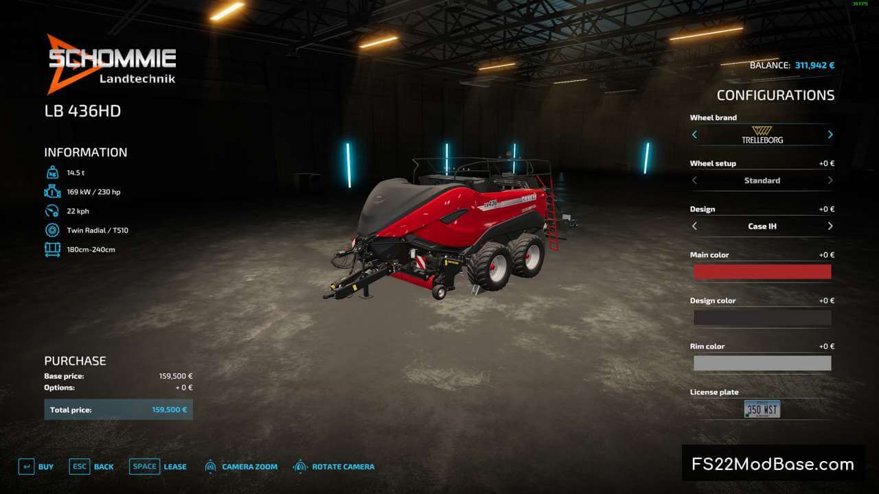 CASEIH LB436HD