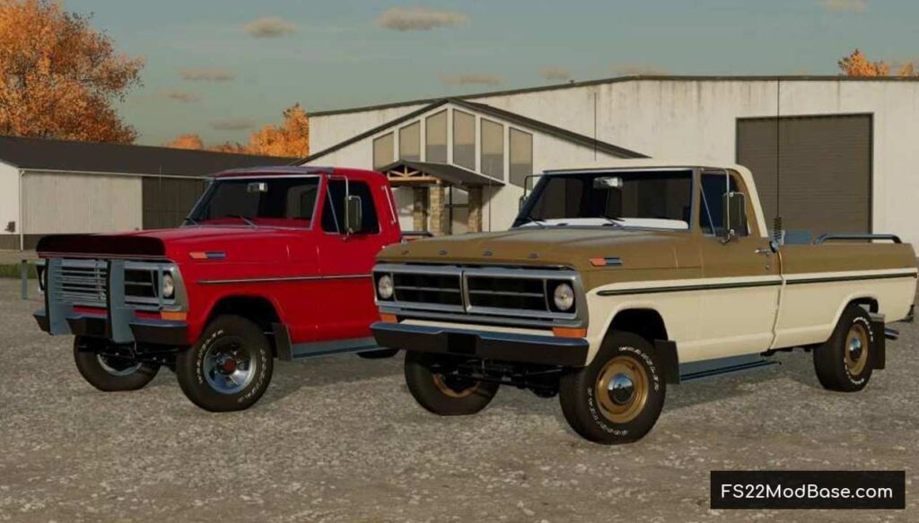 1972 Ford F100 - Farming Simulator 22 Mod | LS22 Mod | FS22 Mod