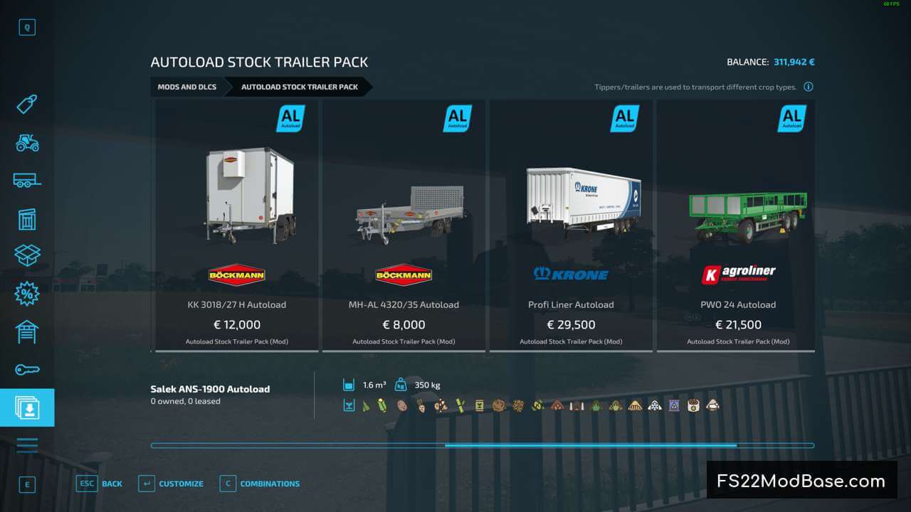 Autoload Stock Trailer Pack