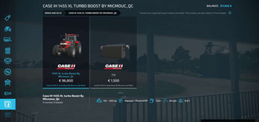 Case IH 1455 XL turbo Boost By Micmouc_Qc