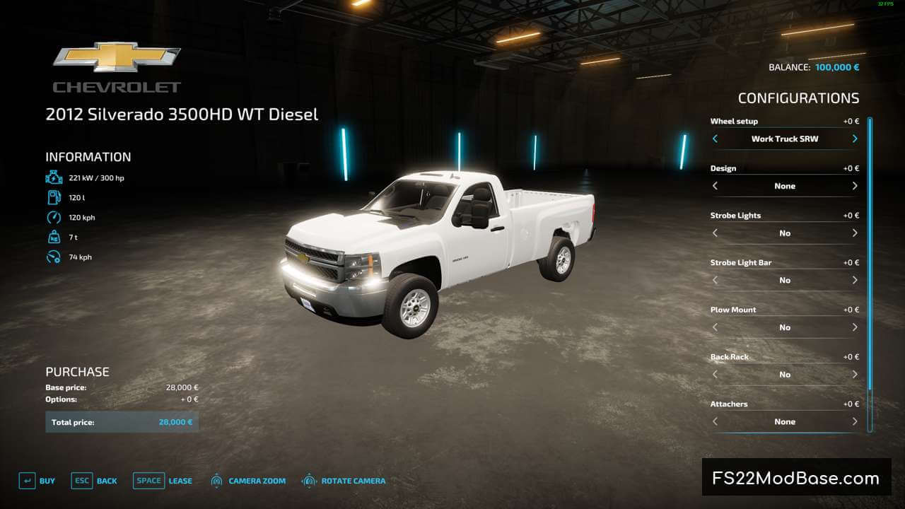 2012 Chevy 3500HD WT