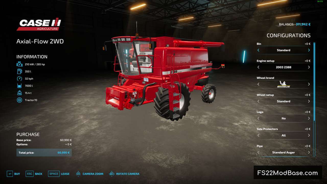 Case IH Axial Flow US Series