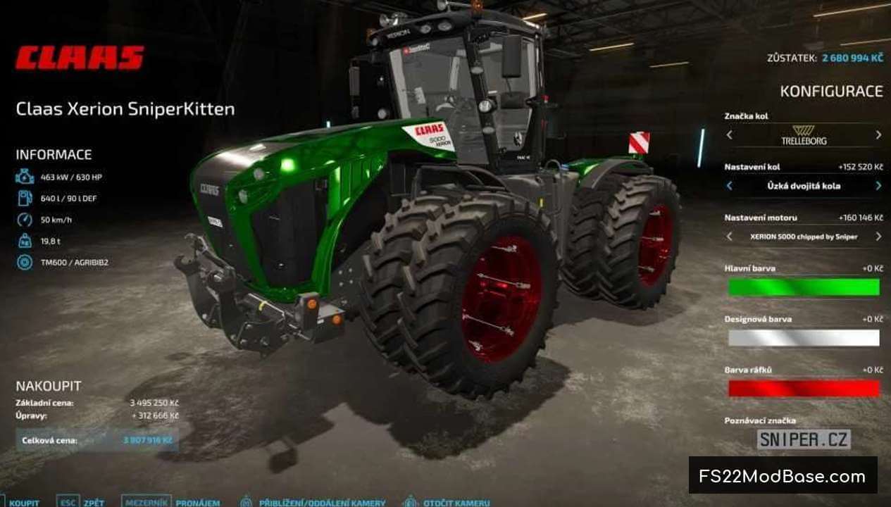 Claas Xerion SniperKitten