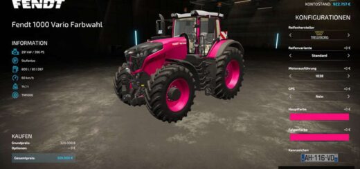 Fendt Vario1000 Farbwahl by ChaosDad1418