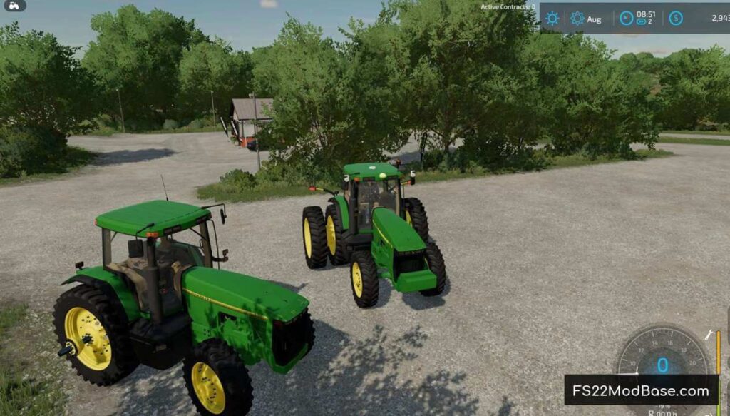 John Deere 8000 8010 Farming Simulator 22 Mod Ls22 Mod Fs22 Mod 1331