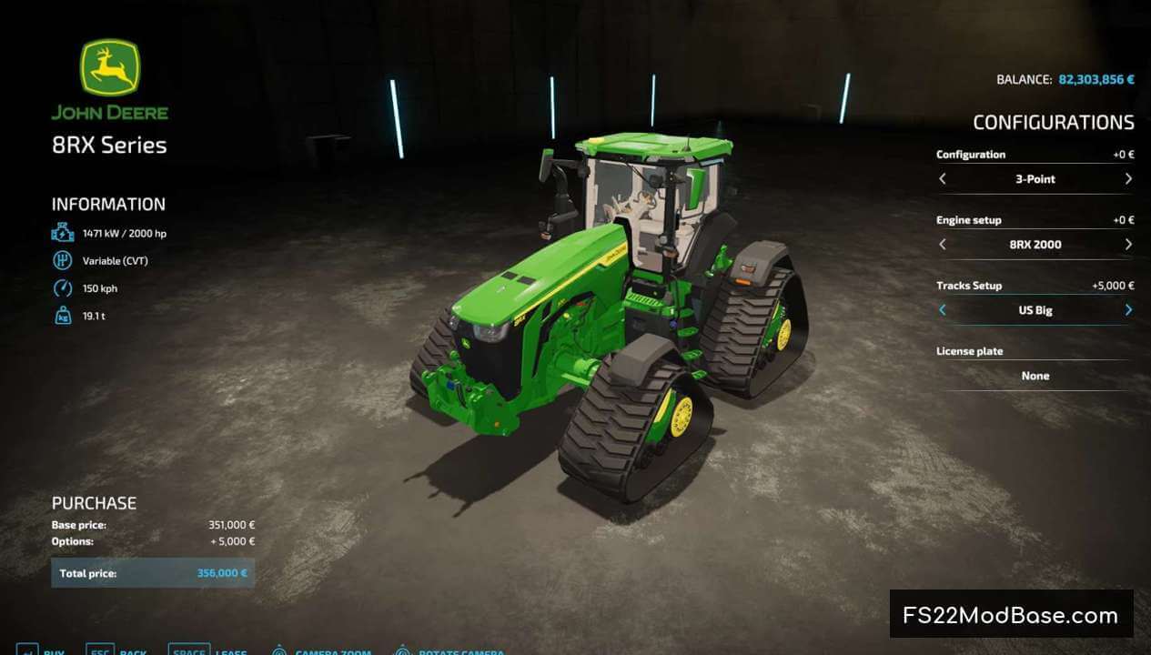 John Deere 8RX Series Z