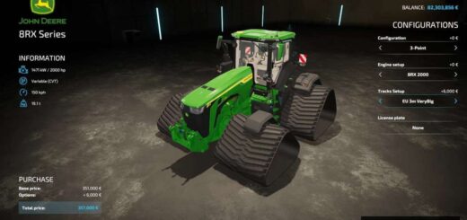 John Deere 8RX Series Z