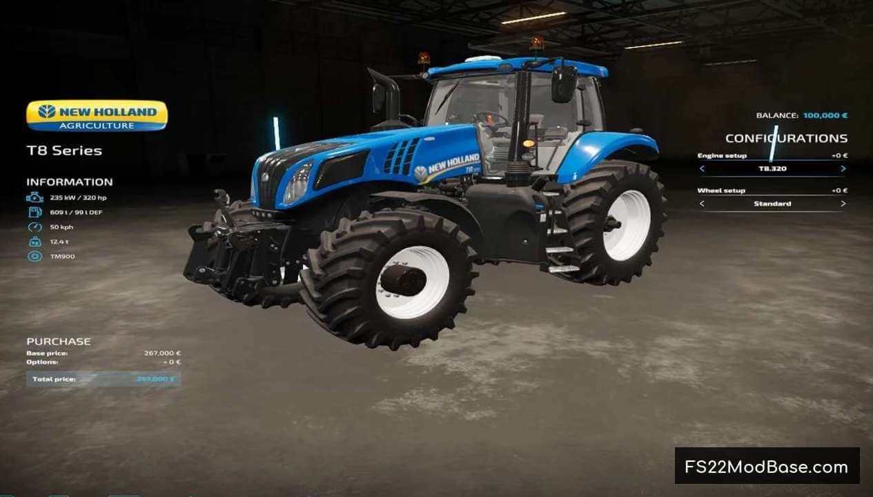 New Holland T8