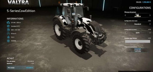 Valtra S-SeriesCowEdition