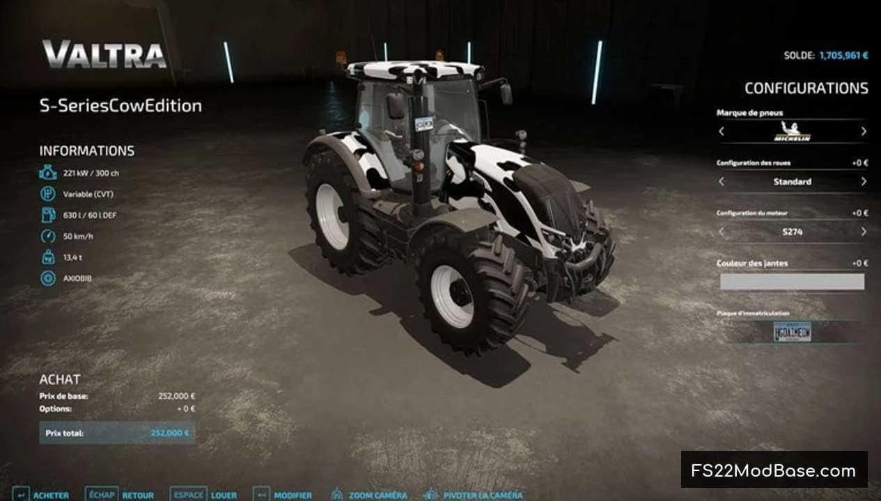 Valtra S-SeriesCowEdition