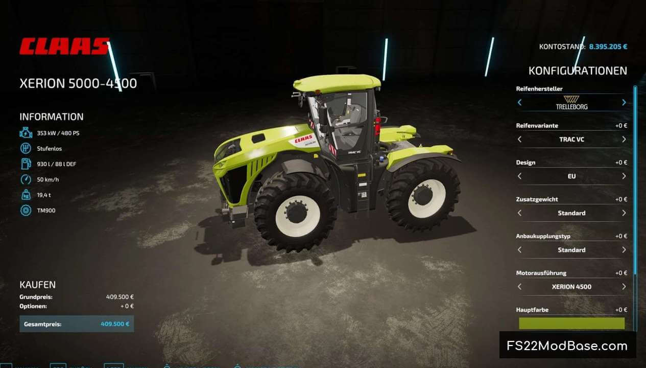 Xerion 4500-5000