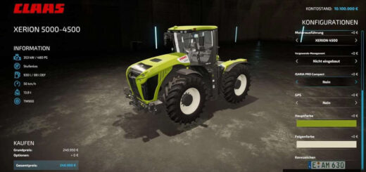 Xerion 4500-5000