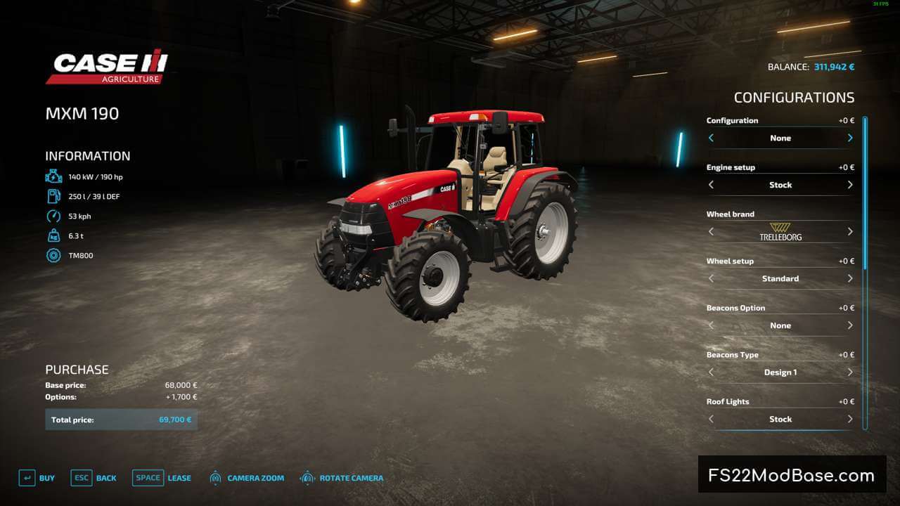 Case IH MXM 190