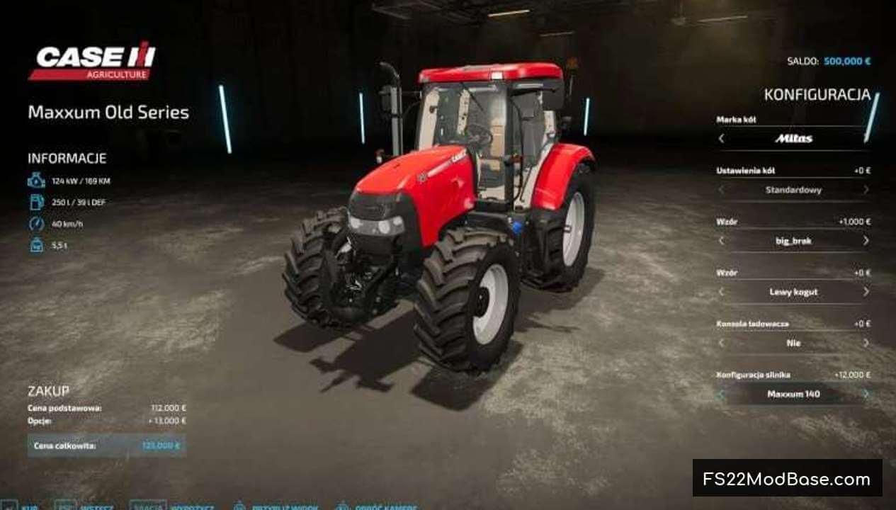 Case IH Maxxum 140