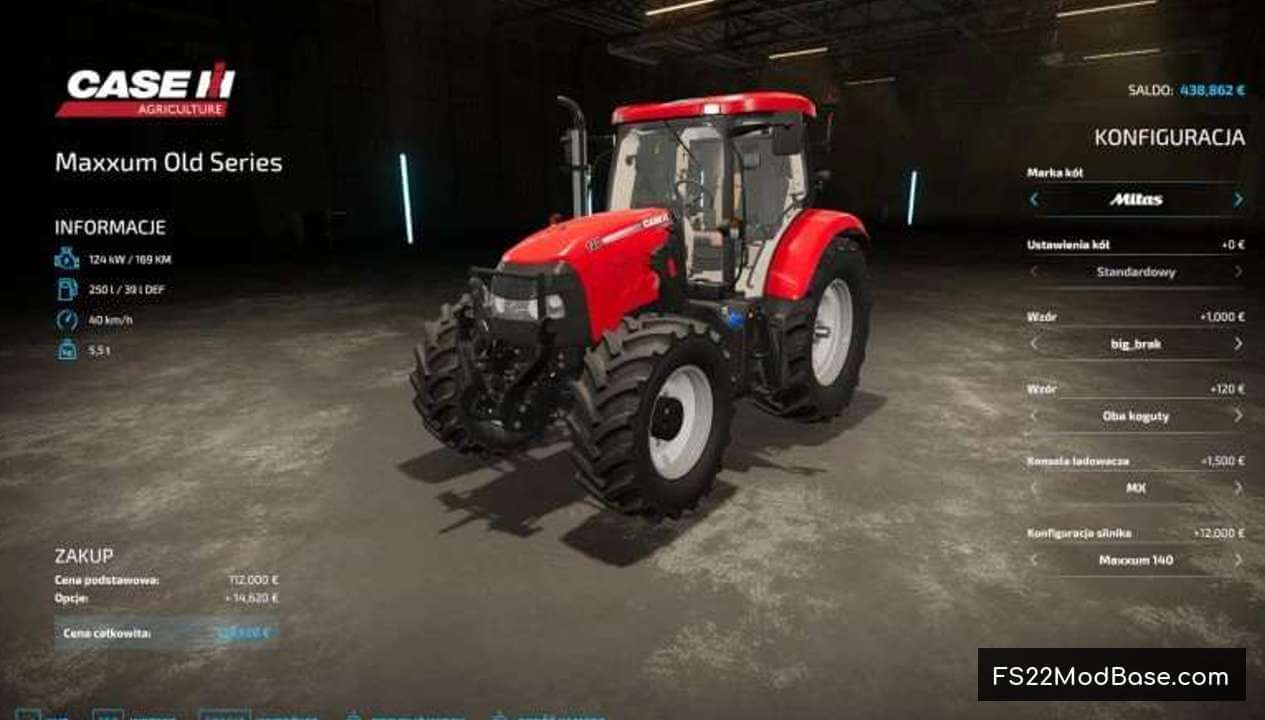 Case IH Maxxum 140