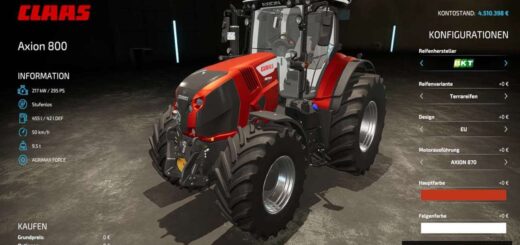 Claas Axion 800