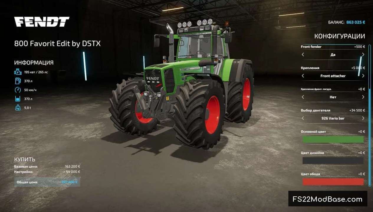 Fendt 800 Favorit