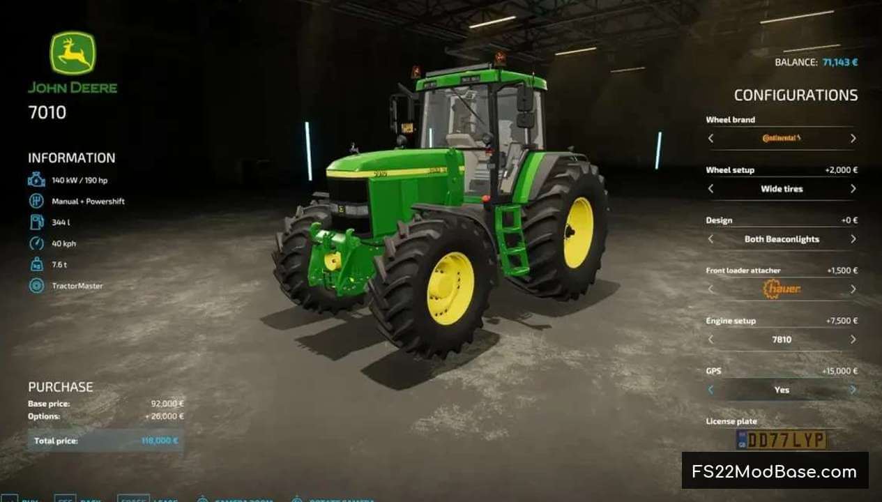 John Deere 7010