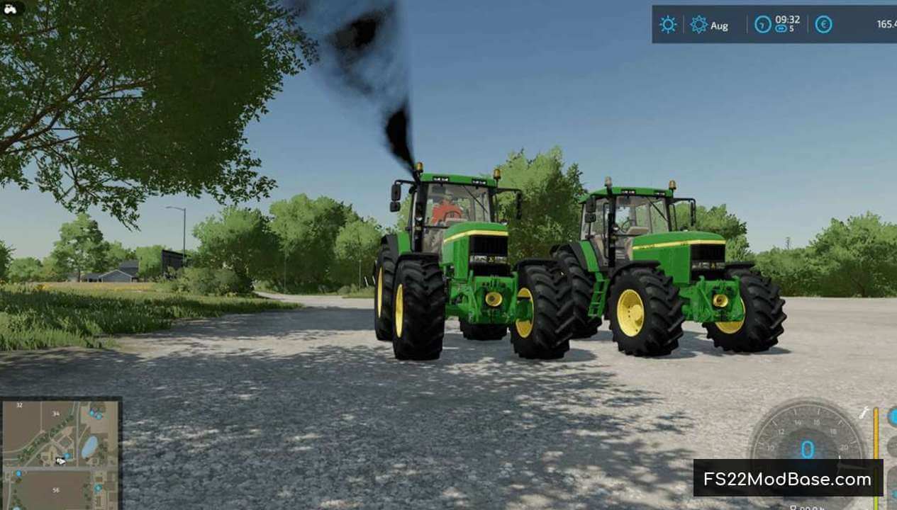 John Deere 7810 GearshiftAndSmoke