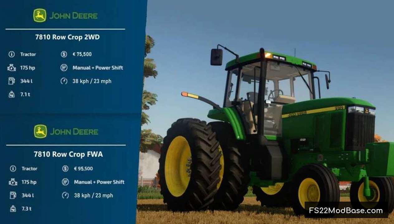 John Deere 7810 Row Crop