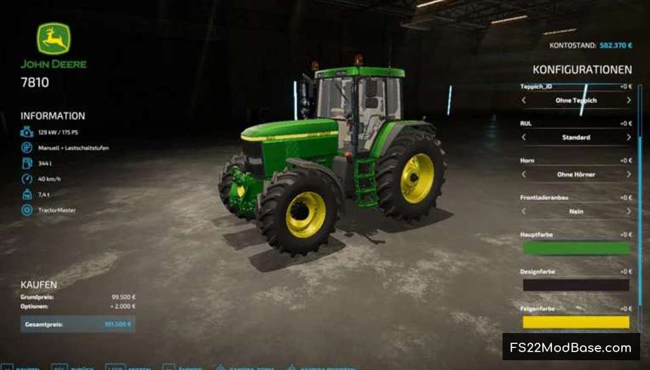 John Deere 7X00 series