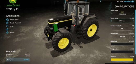 JohnDeere series7810 by DJ Modding