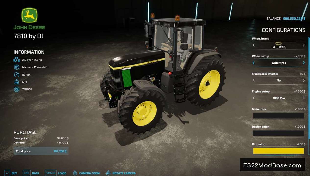 JohnDeere series7810 by DJ Modding