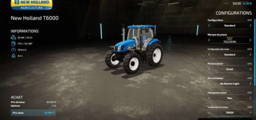 New Holland T6000