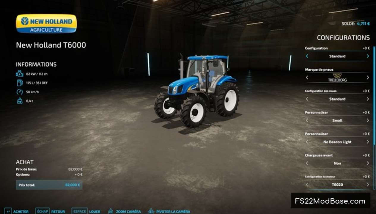 New Holland T6000