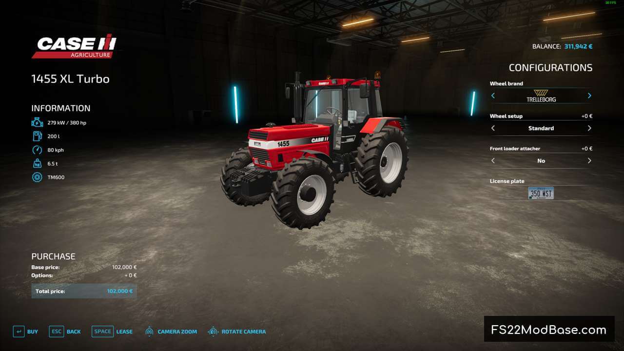 Case IH 1455XL Turbo