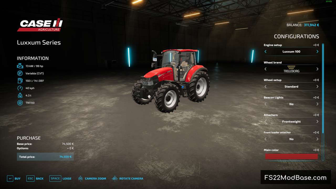 Case IH Luxxum Series